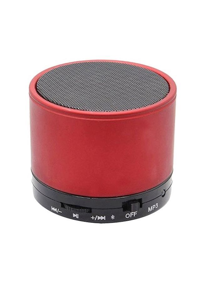 NIBEMINENT Mini Wireless Multimedia Speaker Red