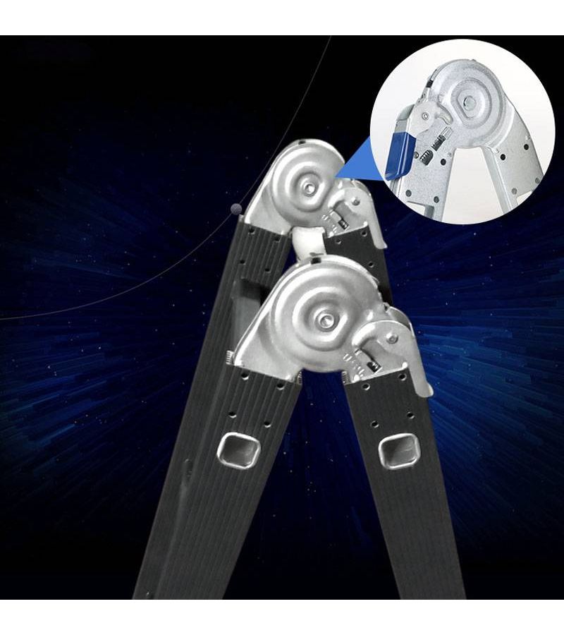 D Type Ladder Hinge Heavy Duty 300BL Load Capacity Contractor Grade 3 Folding Modes 35 107 180 Degrees - Image 5