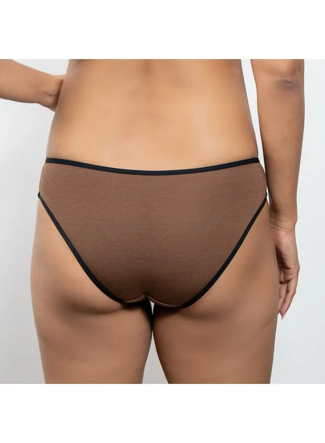 Aadaraya Set of 3 - Aadaraya Assorted Bikini Briefs with Elasticated Waistband