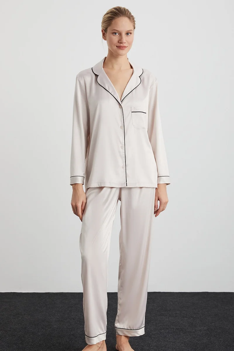 KOM Sidney Satin Pajama Set