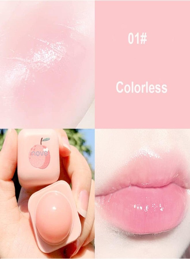 Rayberro 4 Pack Color Changing Lipstick Lip Balm Lipstick Set PH Temperature Color Change Lipstick Long Lasting Moisturizer Repair Balm Cute Pudding Shape Orange Pink Red Night Sleep Lip Care Balm - Image 4