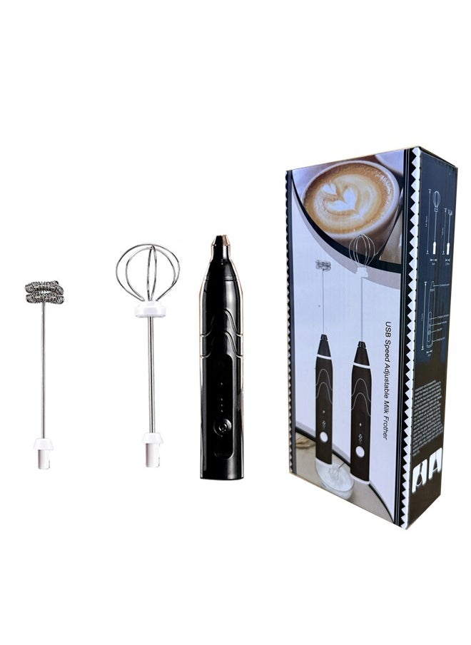 Generic ﻿ 3-Piece Electric Milk Frother And Whisk Set  - Image 1