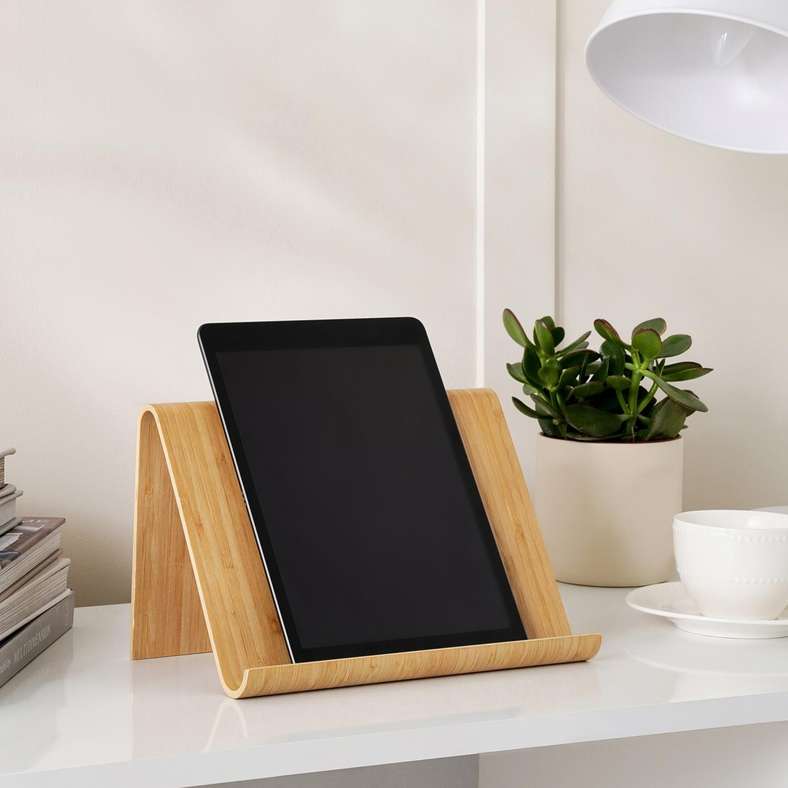 Pan Home Natural Bamboo Tablet Stand for All