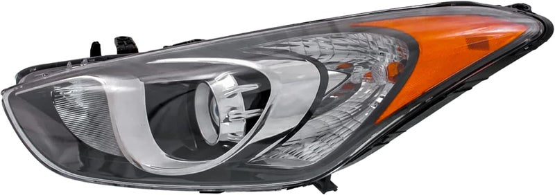 ALLIGATOR AUTO LIGHTS مجموعة مصابيح أمامية ALLIGATOR AUTO LIGHTS لهيونداي إيلانtra GT 2013-2017، الجانب الأيسر/سائق، هالوجين مع لمبات - Image 2