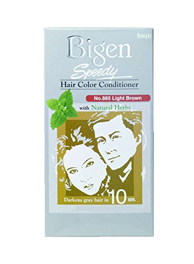 Bigen Speedy Hair Colour Conditioner 885 Light Brown - Image 1