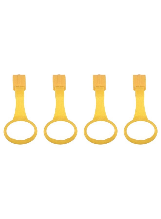 TOYANDONA 4pcs Baby Toddler Crib Pull Ring Baby Bed Stand Up Rings Kids Best Walking Training Tool,Random Color  - Image 1