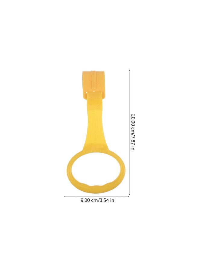 TOYANDONA 4pcs Baby Toddler Crib Pull Ring Baby Bed Stand Up Rings Kids Best Walking Training Tool,Random Color  - Image 2