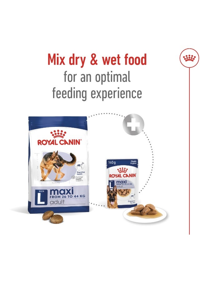 رويال كانين حجم التغذية الصحية ماكسي للبالغين 10 كجم - Image 5