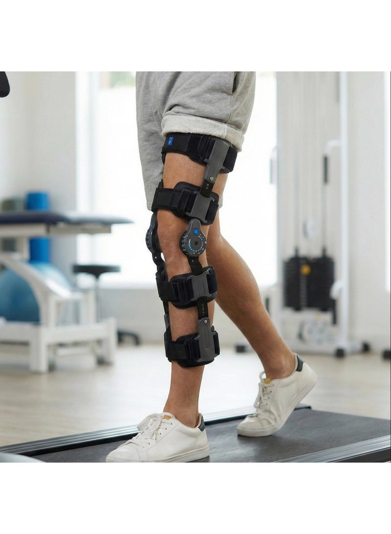ثواسن دعامة الركبة Thuasne ROM-R بعد الجراحة – دعامة طبية قابلة للتعديل لإصابات الأربطة الشديدة وإعادة التأهيل - Image 2