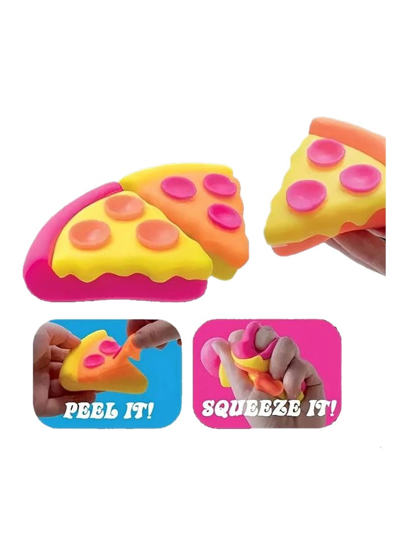 Needoh 1PCS Needoh Pliable Stress-Relieving Pizza Toy (Color Random) - Image 2