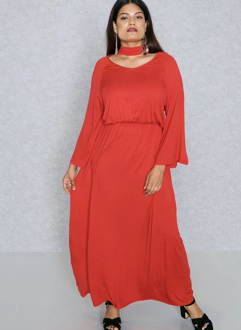 Ella Plus Choker Maxi Dress
