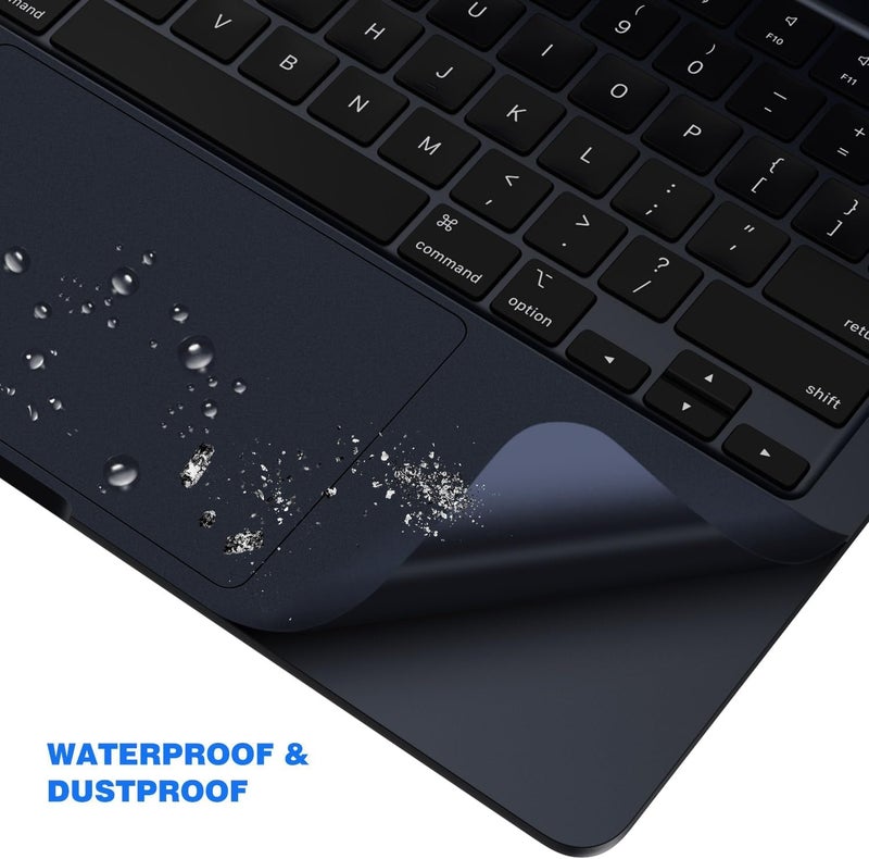 Saco مجموعة غطاء واقي لراحة اليد [3 قطع]، حماية من الخدوش والتآكل متوافقة مع ماك بوك إير 2024 2023 2022 13.6 بوصة M3 A3113 شريحة M2 A2681 13.6 بوصة لابتوب - أسود - Image 5