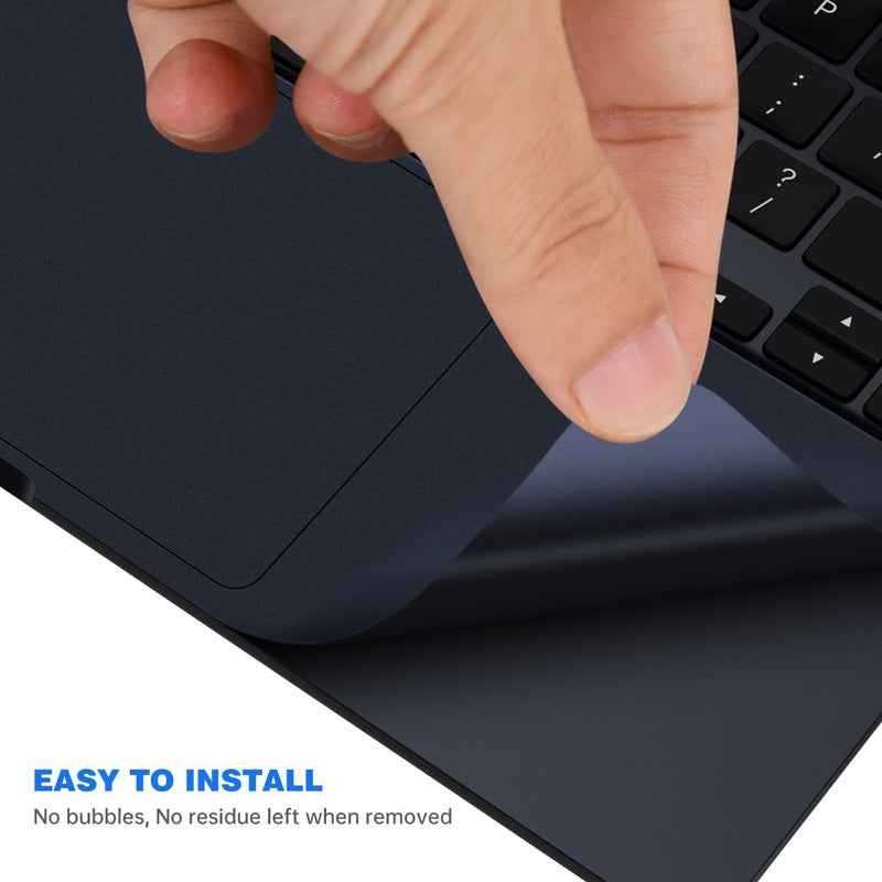 Saco مجموعة غطاء واقي لراحة اليد [3 قطع]، حماية من الخدوش والتآكل متوافقة مع ماك بوك إير 2024 2023 2022 13.6 بوصة M3 A3113 شريحة M2 A2681 13.6 بوصة لابتوب - أسود - Image 4