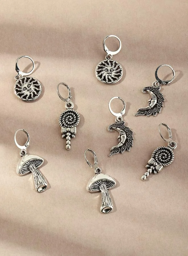 تايك تو Set of 4 - Mushroom Dangle Earrings