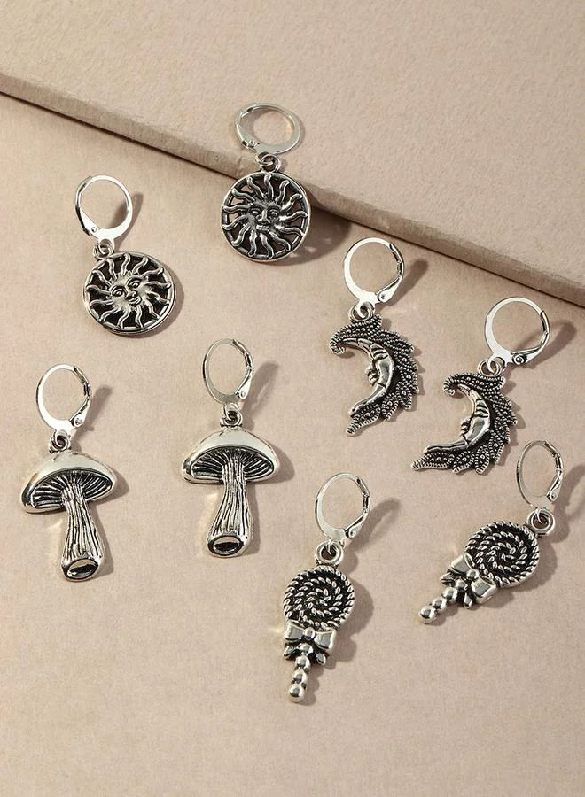 تايك تو Set of 4 - Mushroom Dangle Earrings