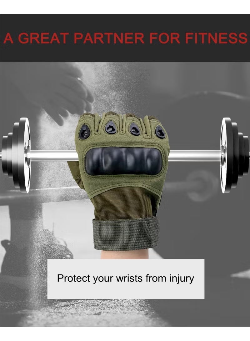 العنوان: قفازات رجالية بدون أصابع للهواء الطلق - للقيادة، التنزه، ركوب الدراجات وقيادة الدراجات النارية - Image 4