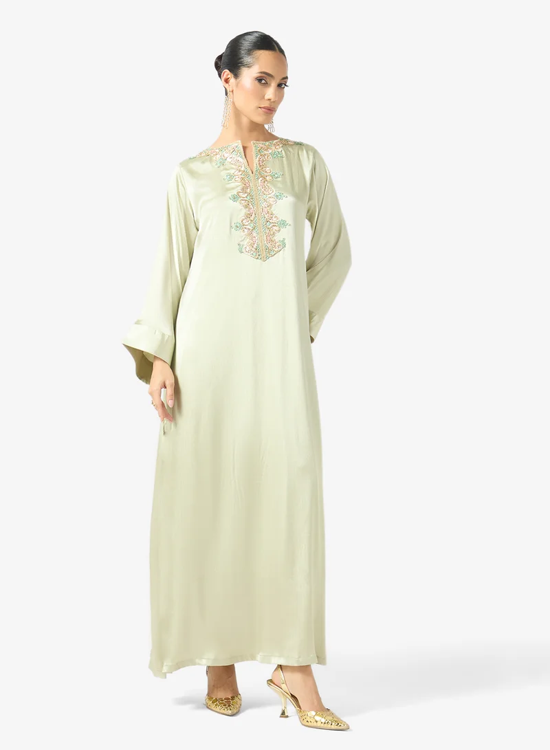 جولدن ابل Jalabiya Dress