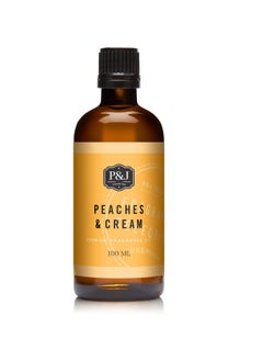 P&J Trading P&J Fragrance Oil - Peaches & Cream Scented Candle, 100ml  - Image 1