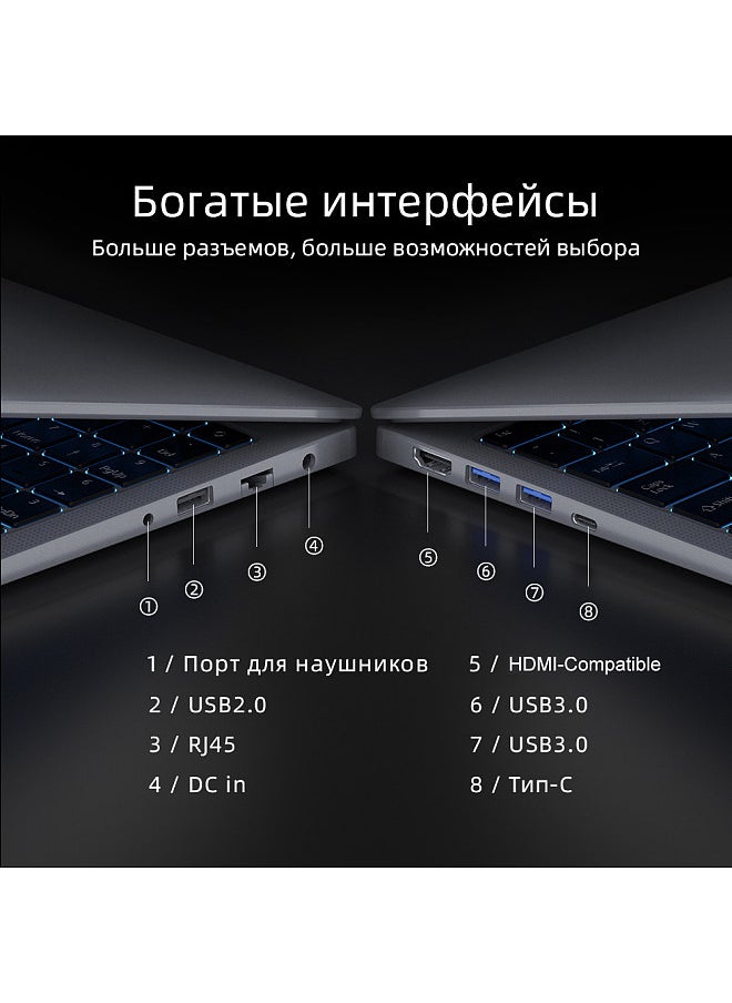 Generic - Laptop Computer 15.6 Inch 60Hz IPS Screen 1920*1080 IPS Display 32GB DDR4 1TB SSD Windows 11 Laptop with 12TH Gen Intel Core i7-1255U Processor WiFi6 BT4.0 Fingerprint Unlock - Image 1