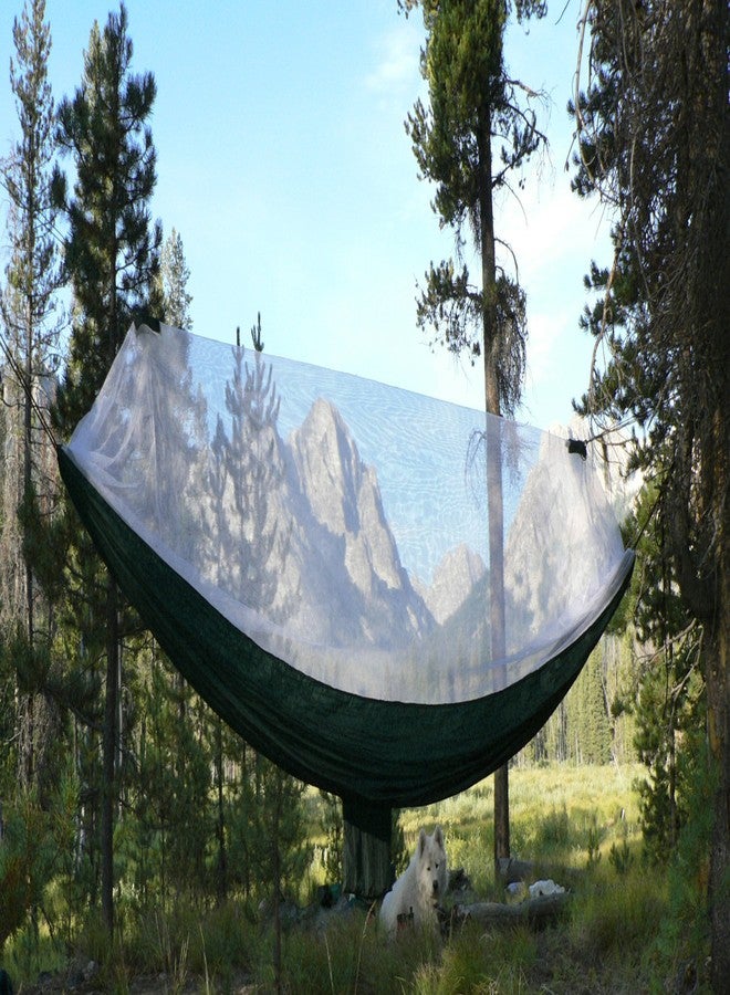 Hammock Bliss Mosquito Free Hammock Bliss - Camping Hammock with Bug Screen Mossy Netting Canopy - Integrated Suspension 100' / 250 cm Rope Per Side - Make Hammock Camping A Bug Free Experience - Image 2