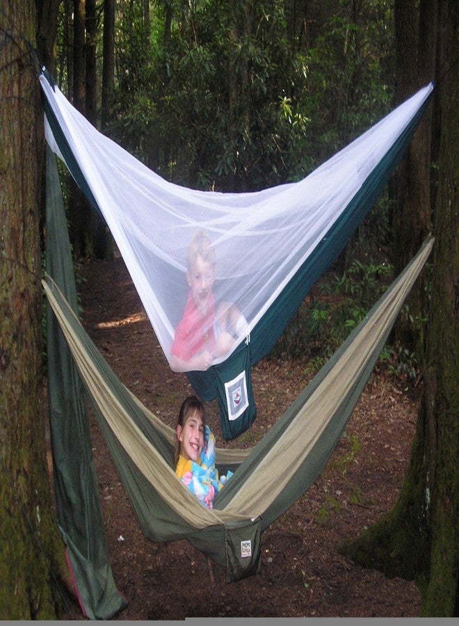 Hammock Bliss Mosquito Free Hammock Bliss - Camping Hammock with Bug Screen Mossy Netting Canopy - Integrated Suspension 100' / 250 cm Rope Per Side - Make Hammock Camping A Bug Free Experience - Image 3