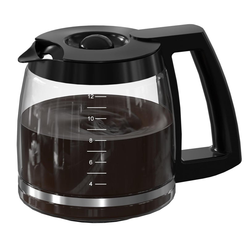 Colidier 12-Cup Coffee Pot Replacement Compatible with Cuisinart Coffee Maker Models SS-12, SS-15, SS-16, DCC-1100BK, DCC-1200, DCC-2650, CHW-12P1, DGB-400, DGB-550BK, DGB-550BK1, DGB-625BC and DGB-700BC - Image 1