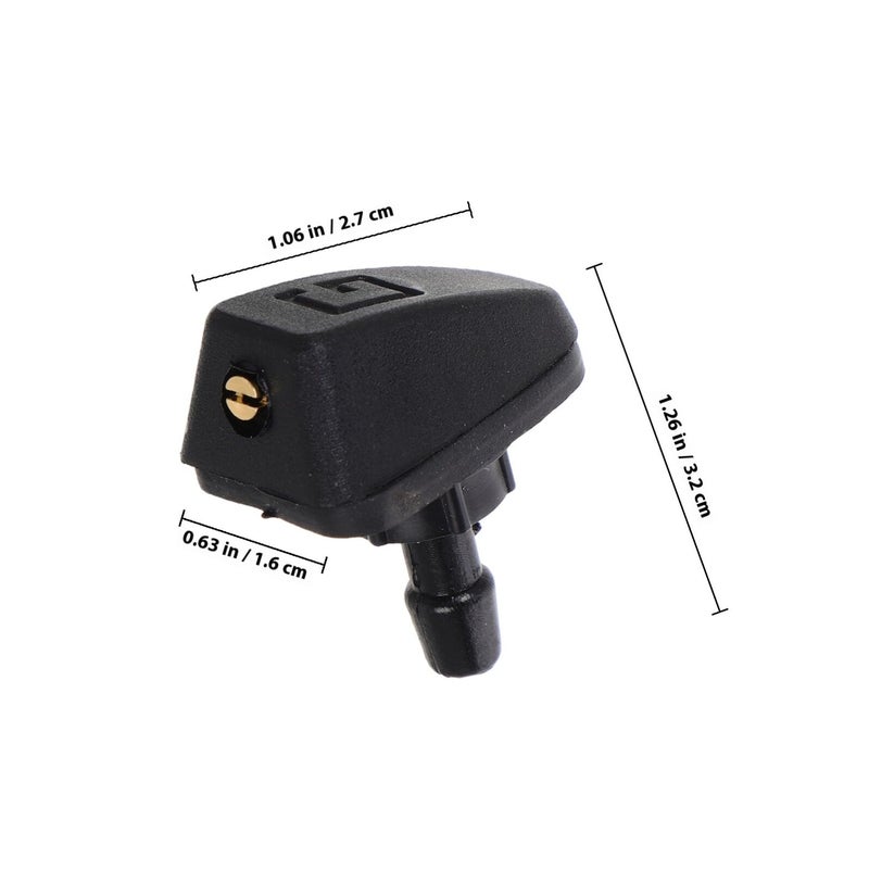 Universal Adjustable Windshield Washer Spray Nozzle Tip 2pcs Front And Rear Replacement - Image 3
