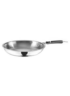 Wakefit Wakefit Triply Frying Pan | 5 Years Warranty, 24 cm, 2.5 mm Thick | Triply Stainless Steel Pan, Triply Stainless Steel Fry Pan, Triply Pan, Scratch Resistant, Induction & Gas Friendly (1.5 L, Silver)  - Image 2