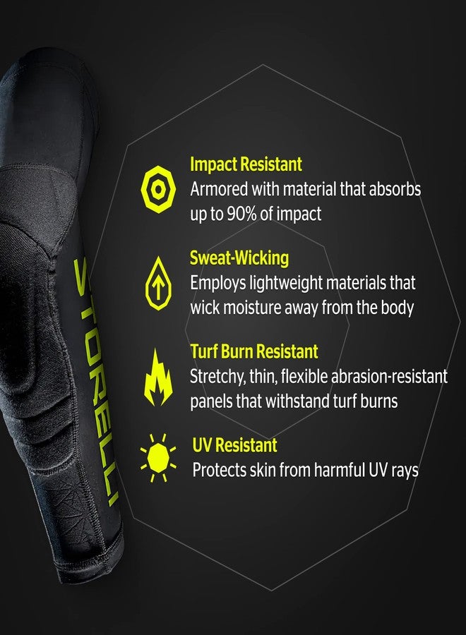 Storelli BodyShield Arm Guards | Protective Soccer Elbow Pads | Enhanced Arm Protection | Black | Small - Image 3