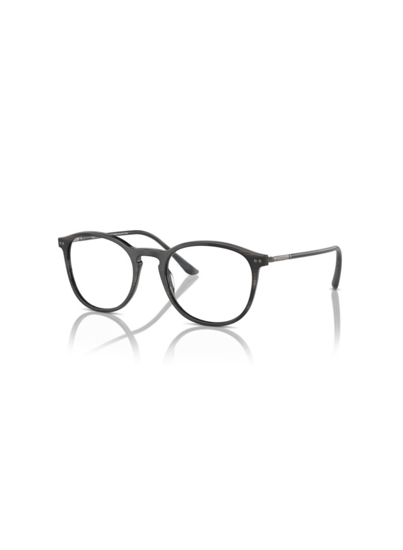 GIORGIO ARMANI Giorgio Armani Man Phantos  Eyeglasses- Ar 7125 - Lense Size:50Mm - Striped Grey - Image 1