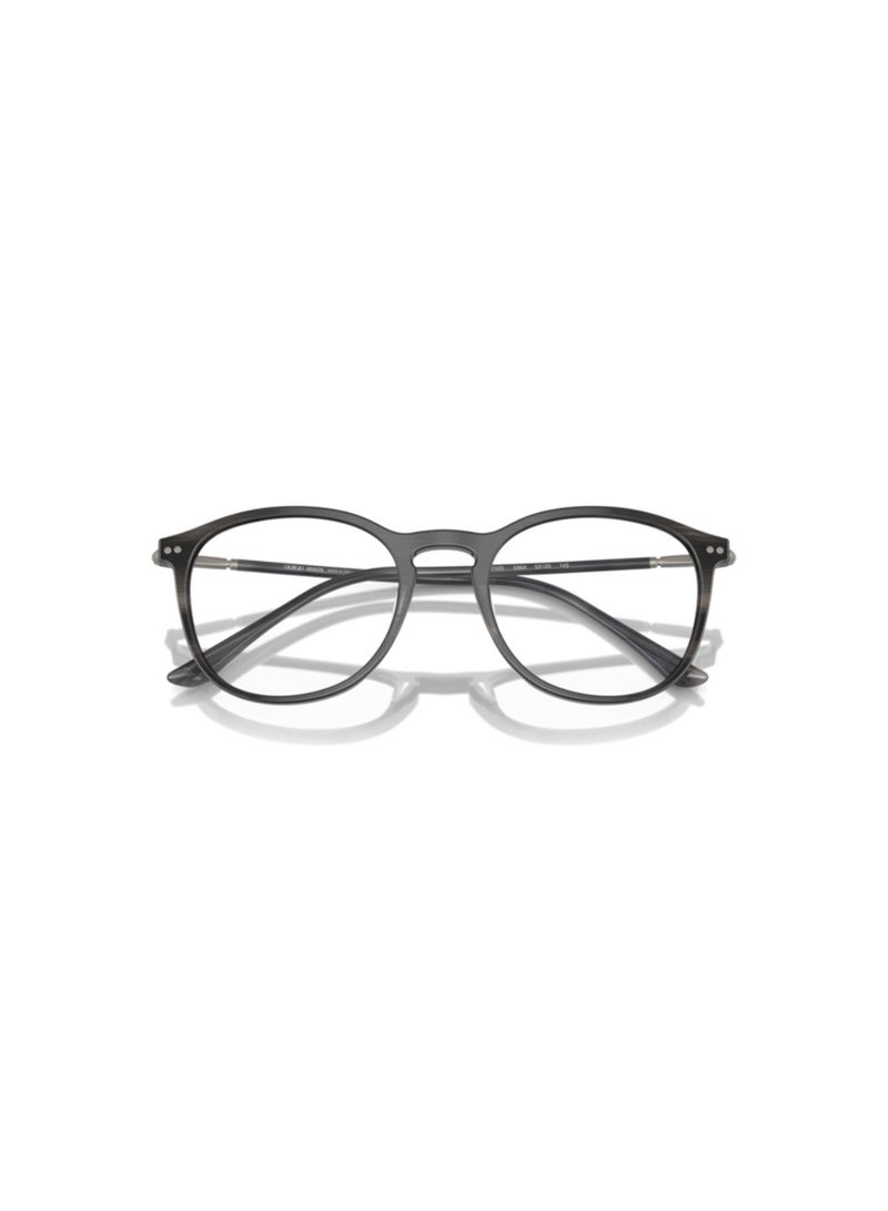 GIORGIO ARMANI Giorgio Armani Man Phantos  Eyeglasses- Ar 7125 - Lense Size:50Mm - Striped Grey - Image 5