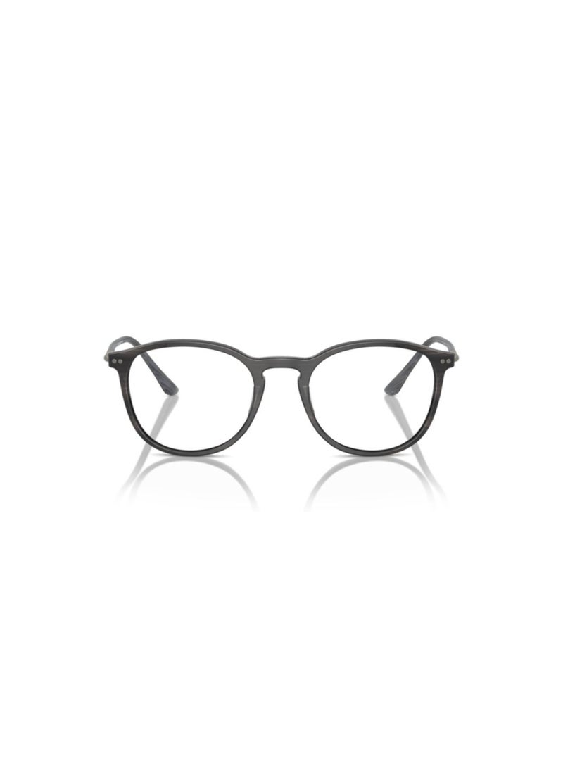 GIORGIO ARMANI Giorgio Armani Man Phantos  Eyeglasses- Ar 7125 - Lense Size:50Mm - Striped Grey - Image 4