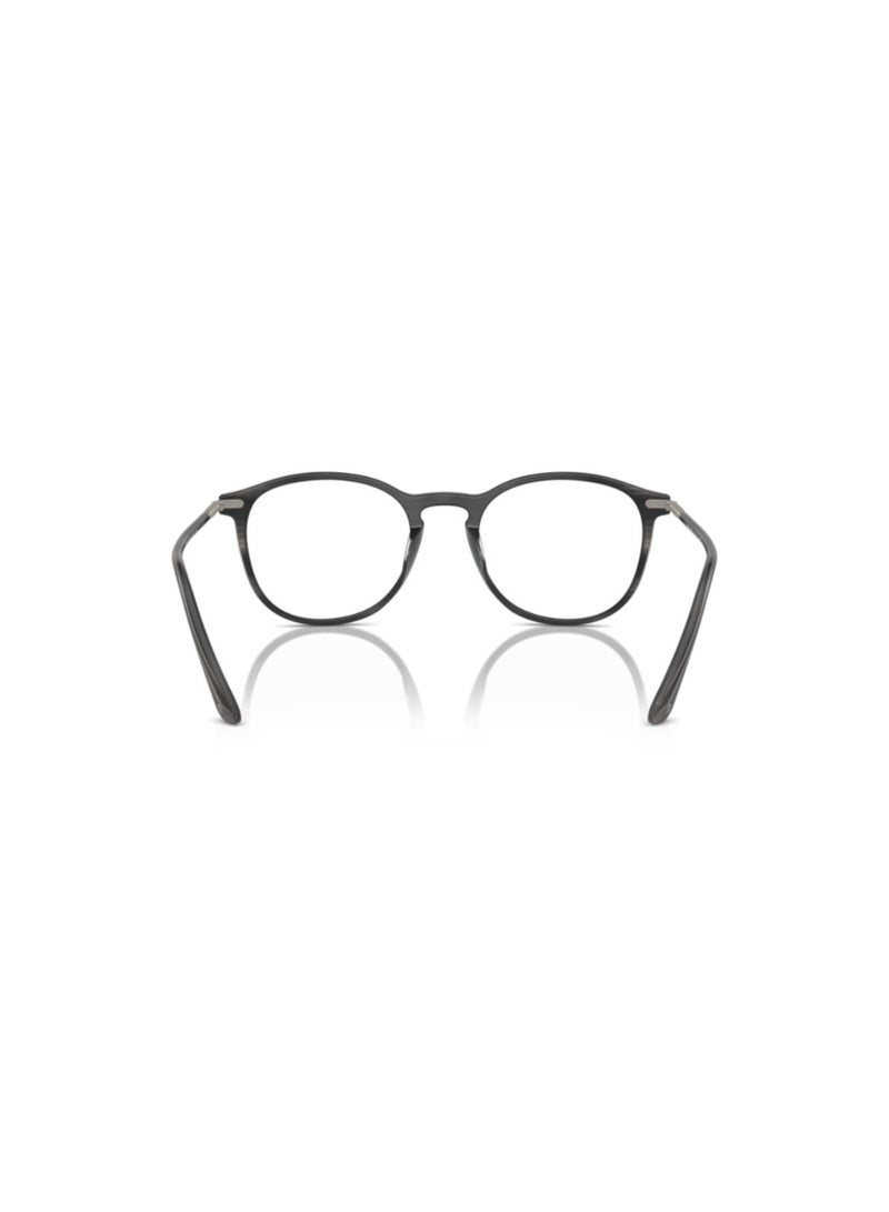 GIORGIO ARMANI Giorgio Armani Man Phantos  Eyeglasses- Ar 7125 - Lense Size:50Mm - Striped Grey - Image 3
