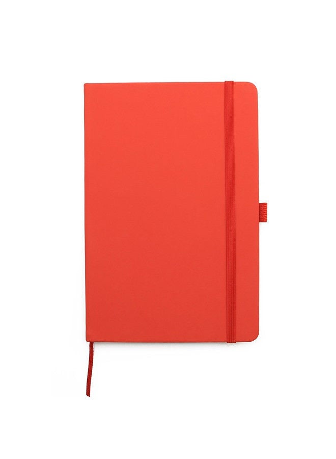 Giftmate A5 PU Leather Notebook  with 80 single-lined pages | Leather Notebook | Hard Cover Notebook | Office Notebook | Hard Cover Notebook | Leather Cover Notebook - Image 1