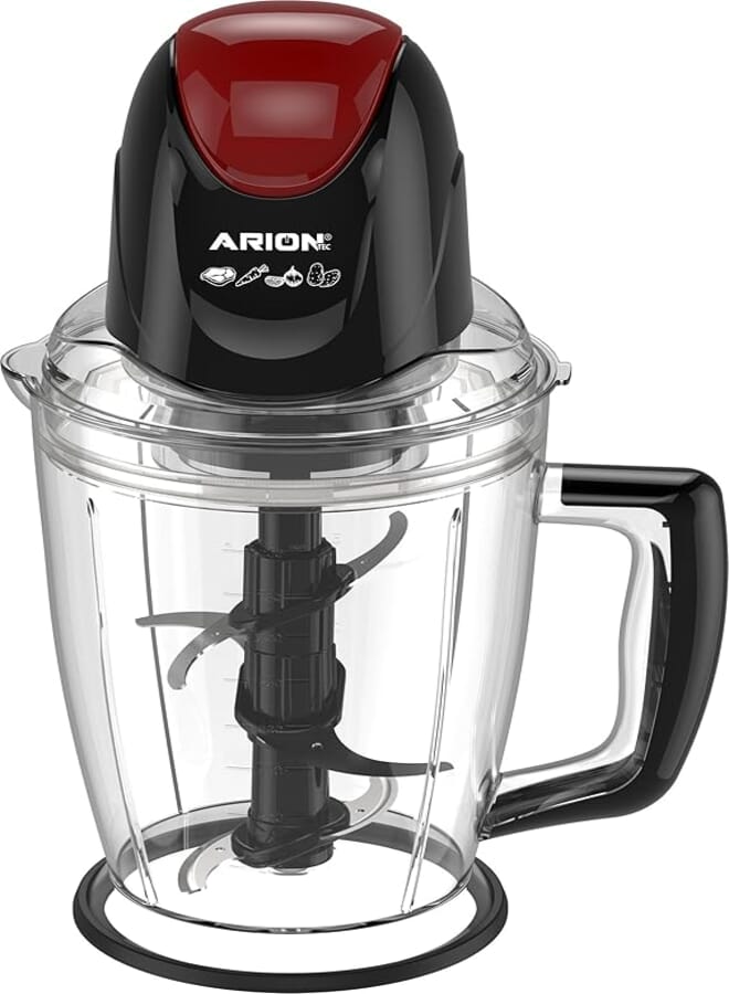 ARION Chopper, 500 Watt, BLACK/RED,2L,AR-5200