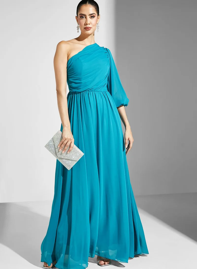 Ella Limited Edition One Shoulder Puff Sleeve Dress