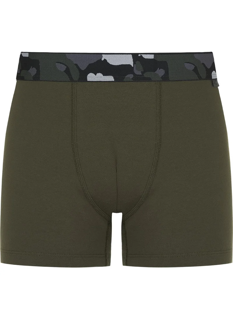 North Ice 2-pack Camouflage Boxer Navy/khaki