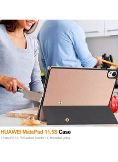 Best Choice Products For Huawei Mate MatePad 11.5S Case, Slim Folio Protective Case Hard Shell Lightweight Stand Smart Cover for Huawei Mate MatePad 11.5S  - Image 5