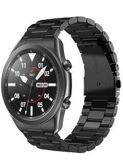 Band Compatible With Samsung Galaxy Watch 3 45mm No Gap Zero Gap Stainless Steel Quick Release Watch Band Metal Strap