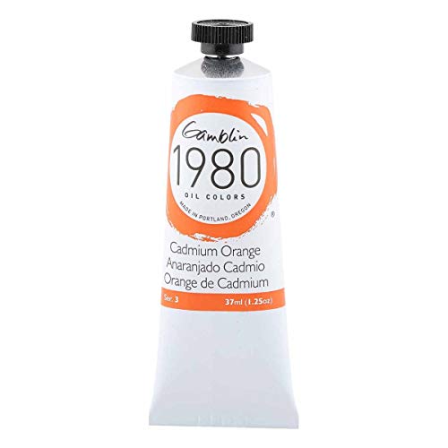 Gamblin 1980 Oil Cadmium Orange 37Ml - Image 1
