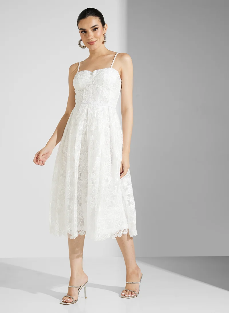 Ella Limited Edition Lace Midi Dress