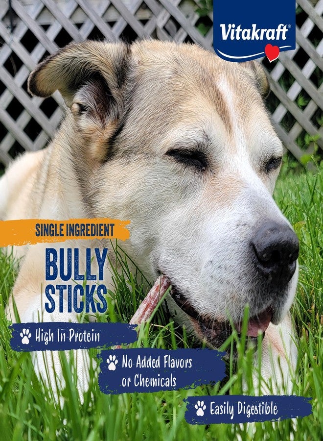 فيتاكرافت عصي فيتاكرافت لمضغ الكلاب، 6 بوصات، 5 قطع، سميكة، مضغ لحم بقري طبيعي بالكامل للكلاب، 6 أونصات - Image 2