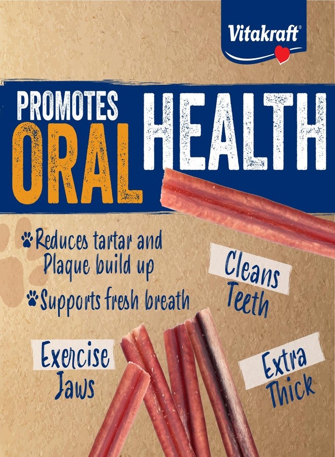 فيتاكرافت عصي فيتاكرافت لمضغ الكلاب، 6 بوصات، 5 قطع، سميكة، مضغ لحم بقري طبيعي بالكامل للكلاب، 6 أونصات - Image 5