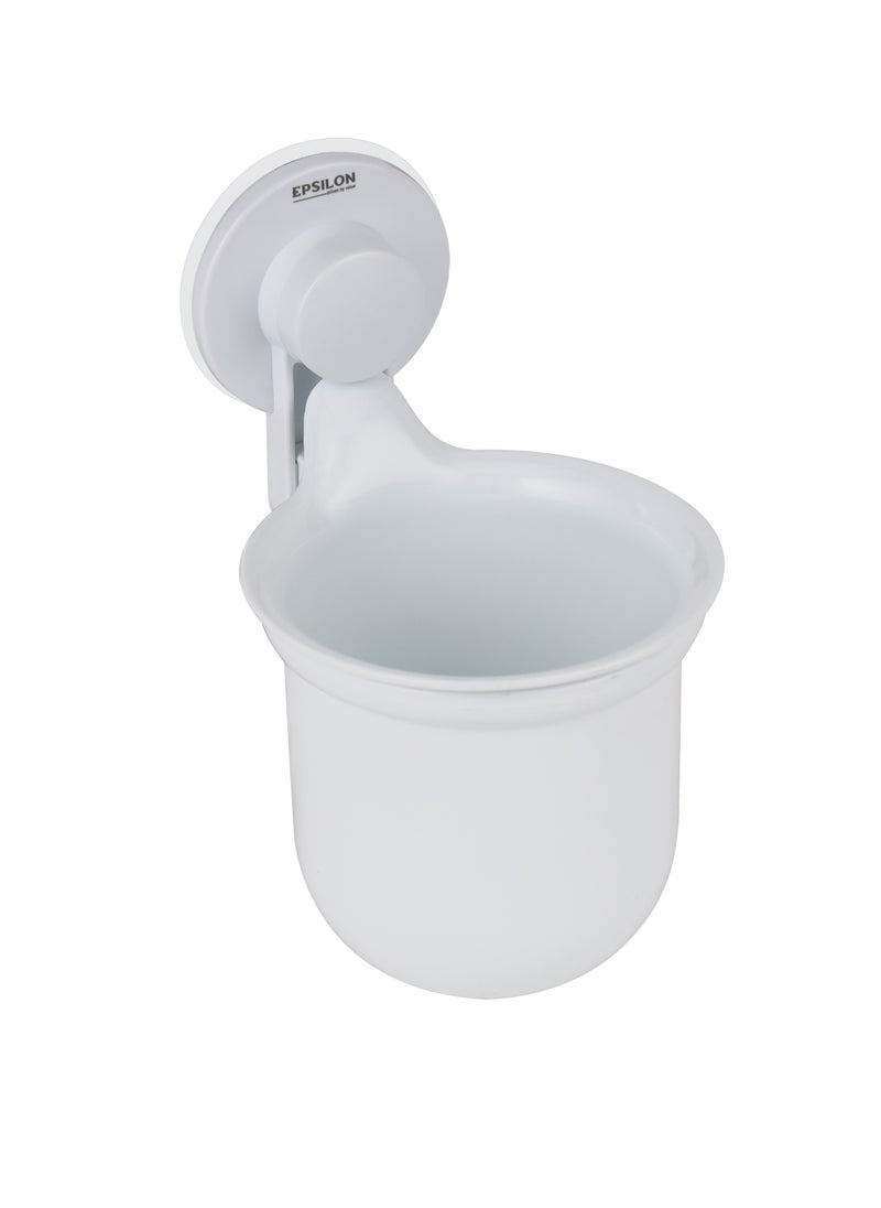 Epsilon Toilet Brush with Holder- EPSBA1553/ with Strong Suction Design, 2.0 kg Capacity, Compact and Light-Weight Toilet Brush Perfect for Cleaning Indian and Western Style Toilets  - Image 2