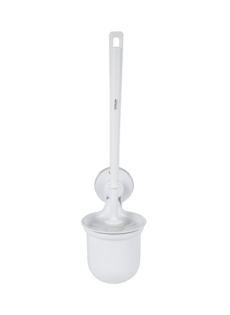 Epsilon Toilet Brush with Holder- EPSBA1553/ with Strong Suction Design, 2.0 kg Capacity, Compact and Light-Weight Toilet Brush Perfect for Cleaning Indian and Western Style Toilets  - Image 3