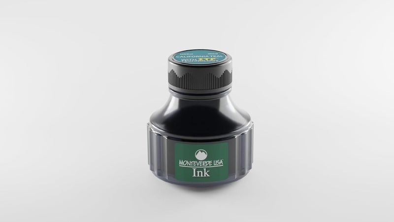 Monteverde USA Ink with ITF Technology, 90 ml California Teal (G308CT) - Image 1