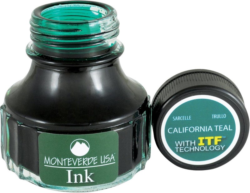 Monteverde USA Ink with ITF Technology, 90 ml California Teal (G308CT) - Image 5