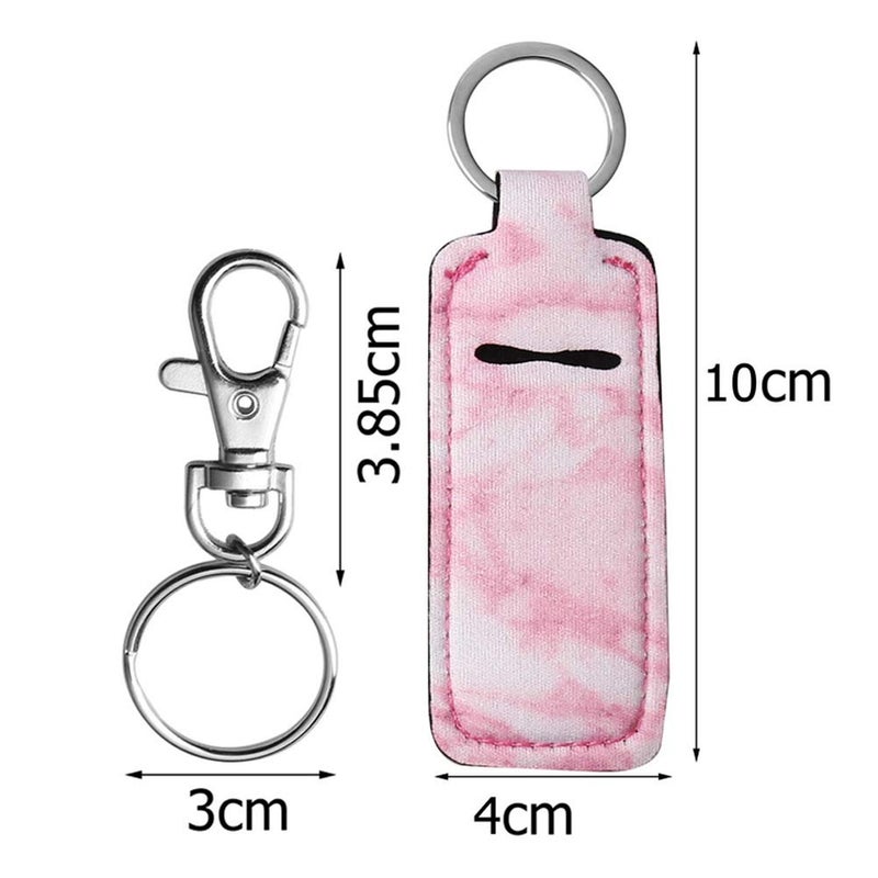 Pengxiaomei 5 Pcs Chapsticks Holder Keychain Stocking Stuffers for Teen Girls Women Lip Balm Holder Chapsticks Keychain Holder for Lipstick - Image 2