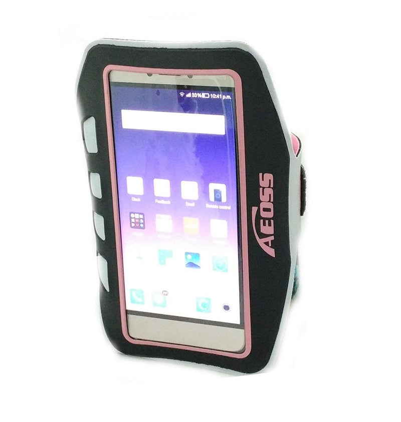 Aeoss Mobile Phones Universal Waterproof Hand Fitness Armband Pouch/Arm Belt/Case for Running Hiking Jogging Sports and Gym Activities (Upto 6") - Image 5