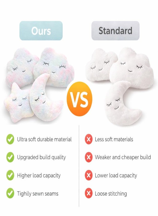 Humpy Hare Soft Plush Pillow Toy | Stuffed Cushion for Kids, Babies & Children | Cute & Cozy Nursery Cot Pillow | Fluffy & Huggable Plush Toy for Boys & Girls | Cloud, Moon, Star - Image 5
